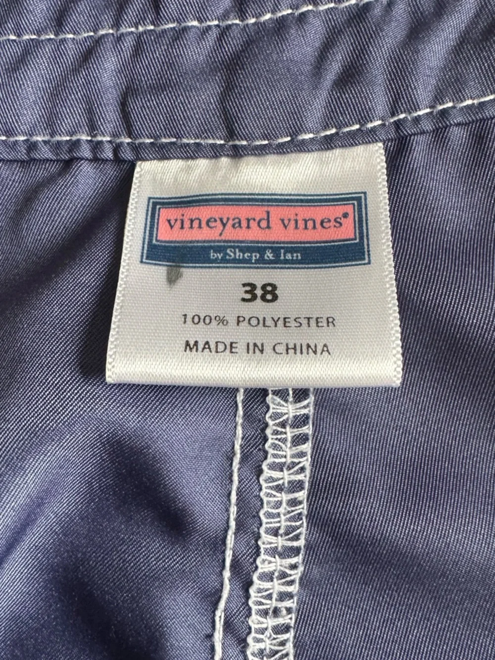Vineyard Vines Board Shorts Swim Trunks Blue Surf Classic Fit Size 38
